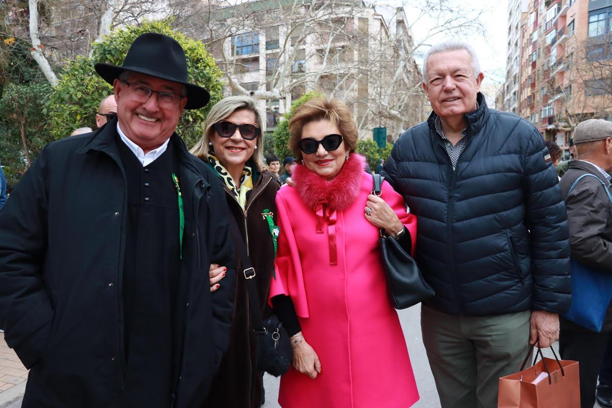 Marisa Tirado, Benjamín Garcés, Rosa Saura y Arcadio Badenes.