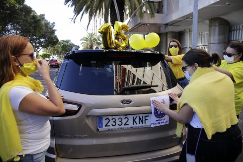 Protestas de enfermeros y auxiliares en Tenerife por contratos mediocres