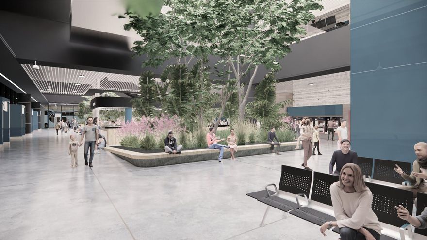 La futura estación de autobuses subterránea del Centro de Málaga, a la espera de fondos europeos