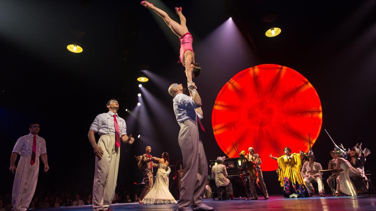 Una imagen del espectáculo 'Luzia', del Circo del Sol, en 2020.