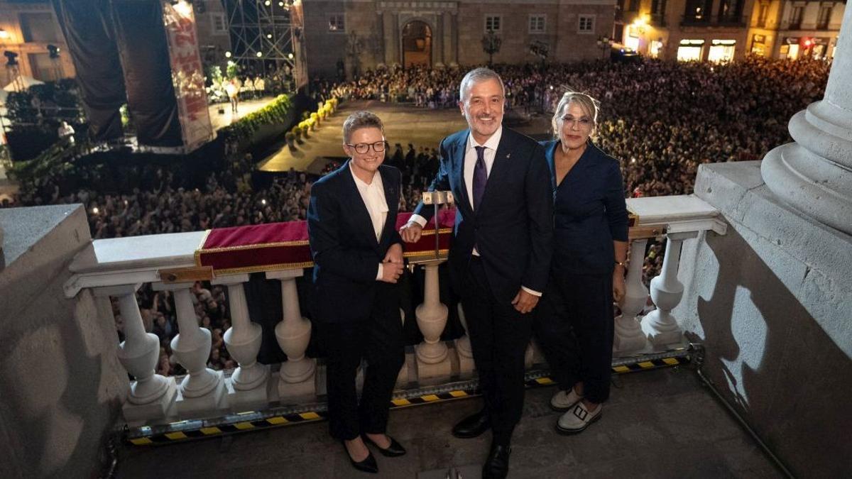 Emma Vilarasau, pregonera de la Mercè, da comienzo a la fiesta