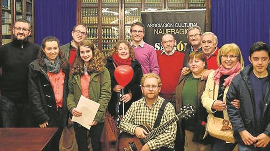 Naufragio celebra su recital de poesía amorosa por el dÍA de los enamorados