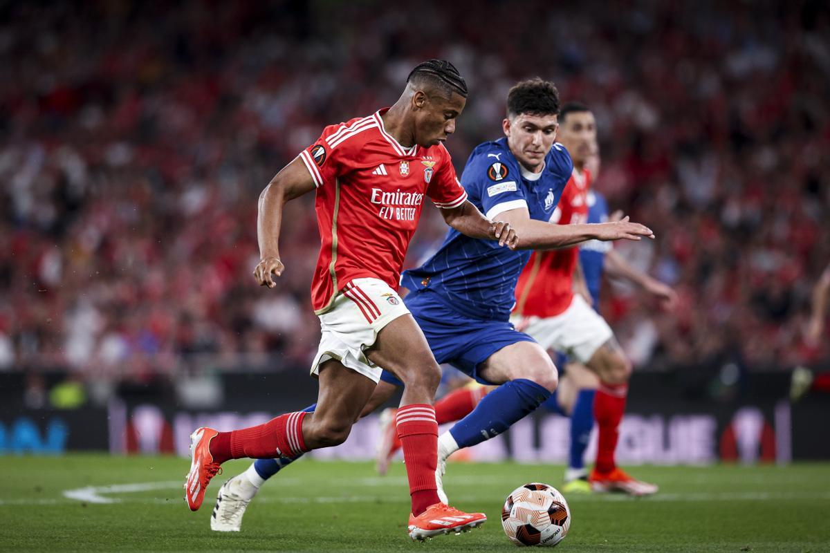 Resumen, goles y highlights del Benfica 2 - 1 Olympique de Marsella de la ida de cuartos de final de la Europa League