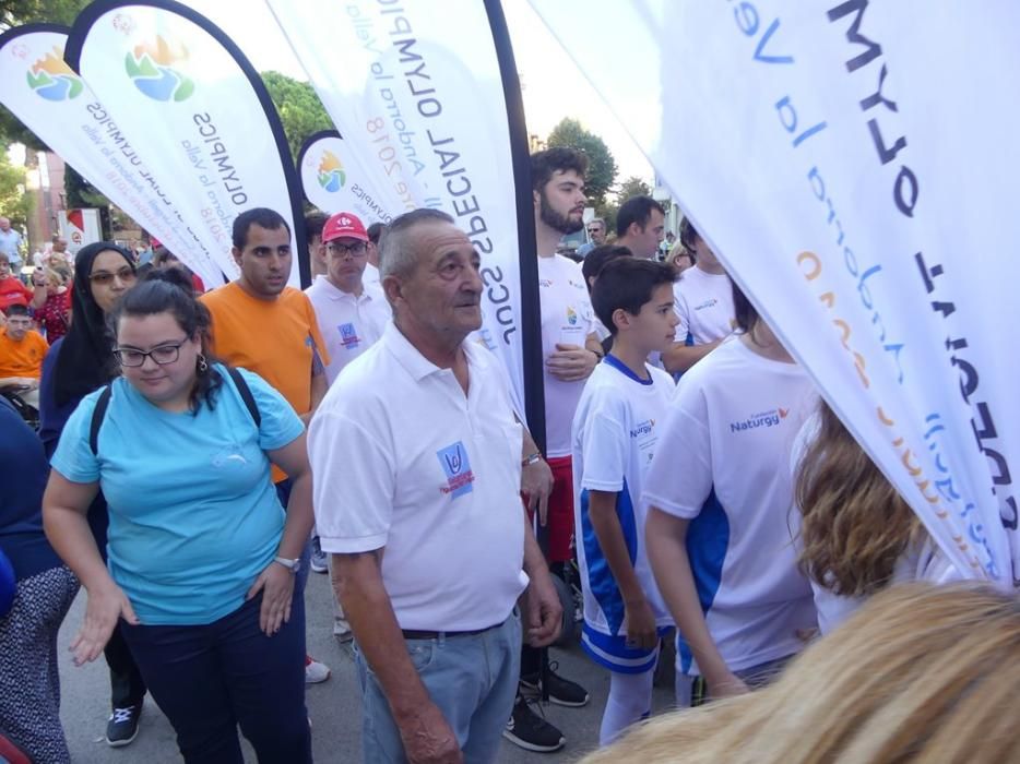 La flama dels Special Olympics arriba a Figueres