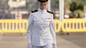 La Princesa Leonor, durante su embarque en la fragata ‘Blas de Lezo’, a 14 de junio de 2025, en Las Palmas de Gran Canaria, Gran Canaria, Islas Canarias (España).