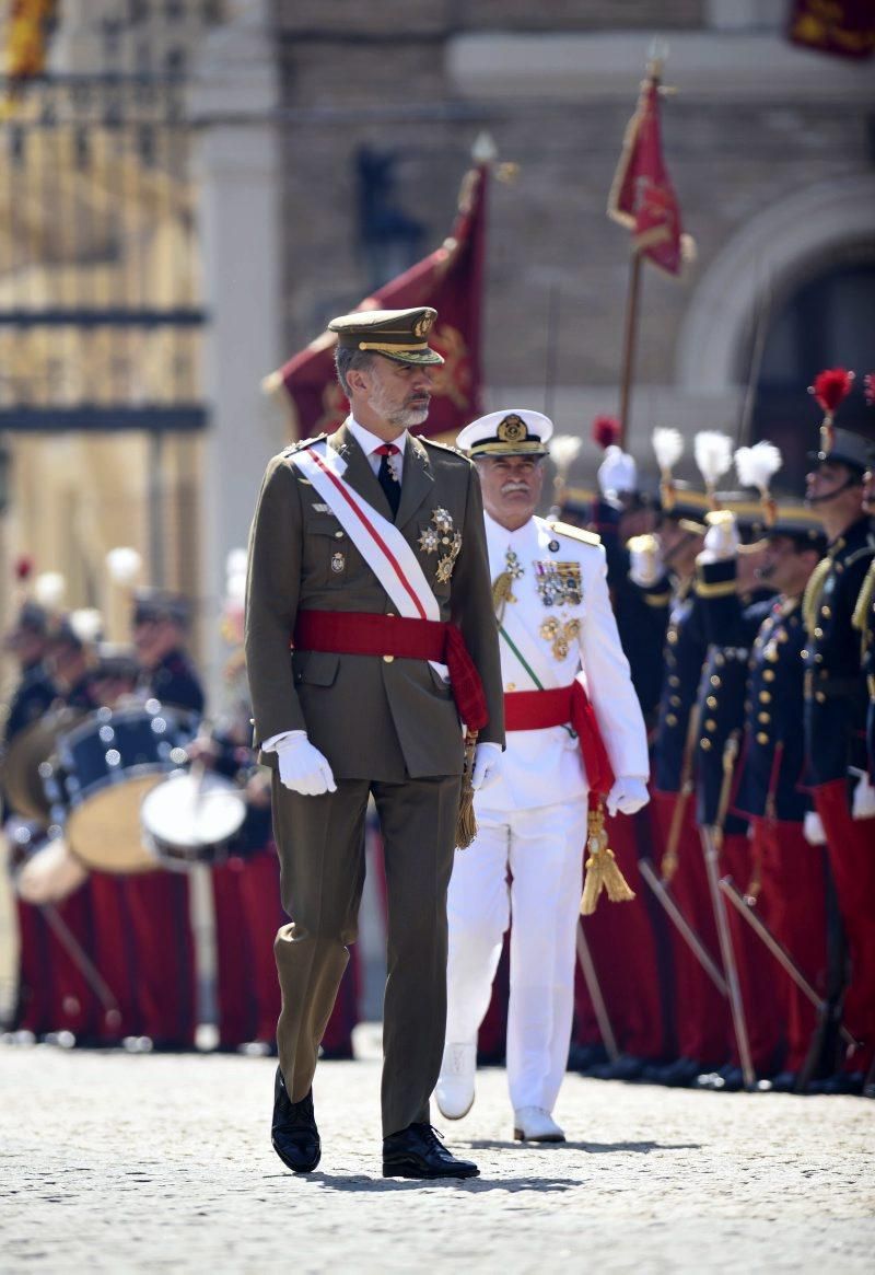 Visita de Felipe VI a la Academia General Militar de Zaragoza