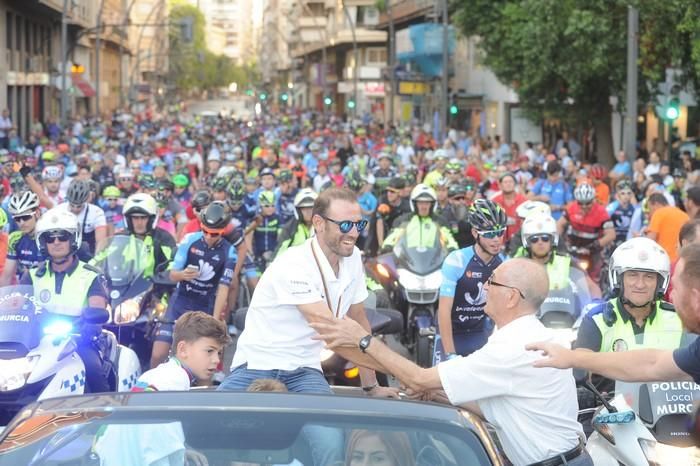 Recepción de Valverde en Murcia