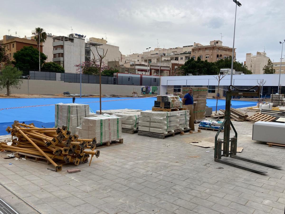 Zona deportiva del nuevo Colegio Inmaculada de Torrevieja