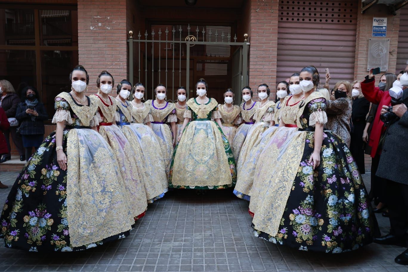 Espolín de la Fallera Mayor de València | Carmen Martín escoge el color verde primavera