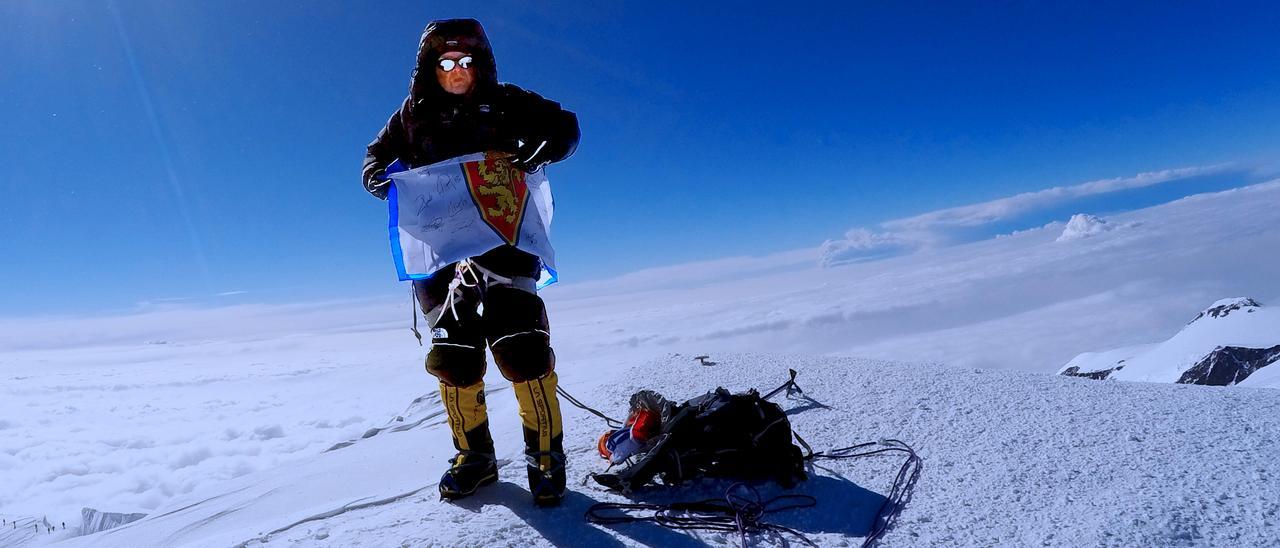 En el Denali, a 6.190 metros de altura en Alaska.