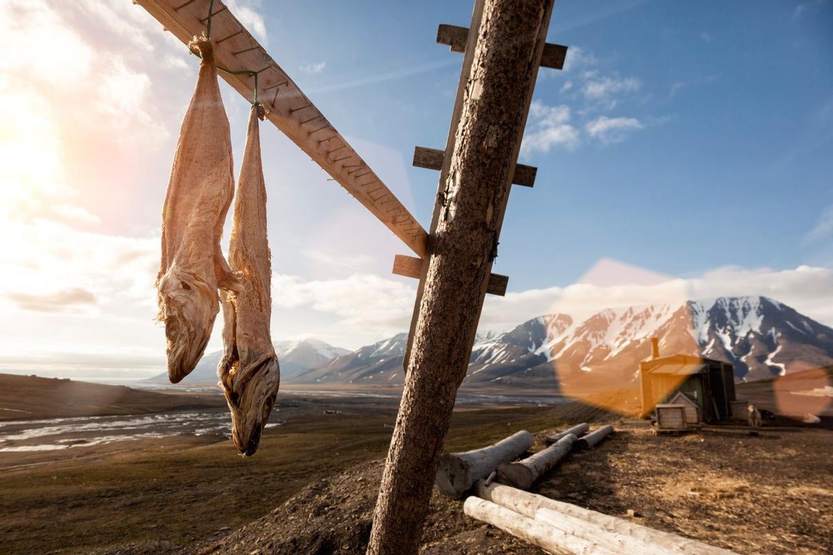 Base utilizada por los tramperos en las Svalbard