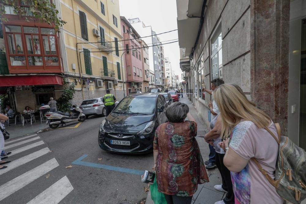 Hombre precipitado en 31 de diciembre