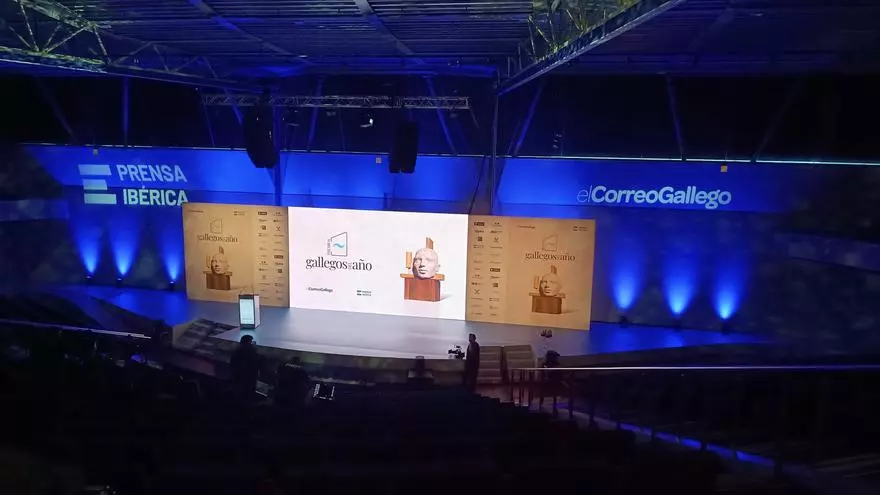Último ensayo para la gala de los Premios Gallegos del Año