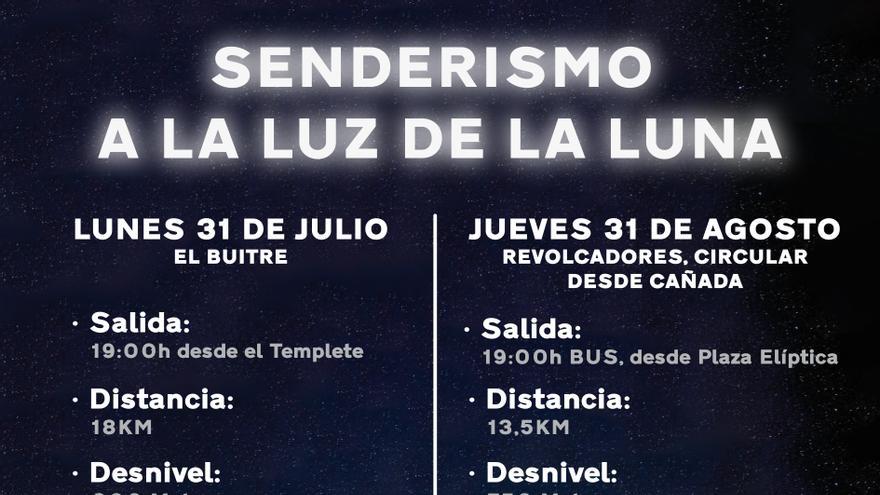 Caravaca oferta dos rutas dentro del programa veraniego ‘Senderismo a la luz de la luna’