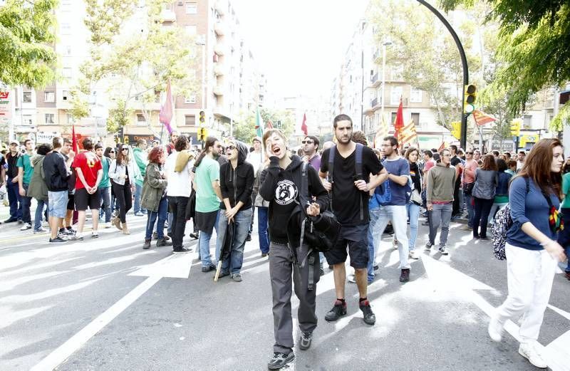 Fotogalería: Huelga educativa en Zaragoza