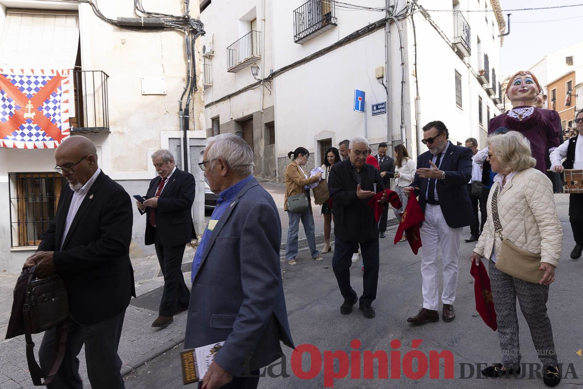 Corporación, Cofradía y Bandos realizan la 'Pedimenta' en Caravaca