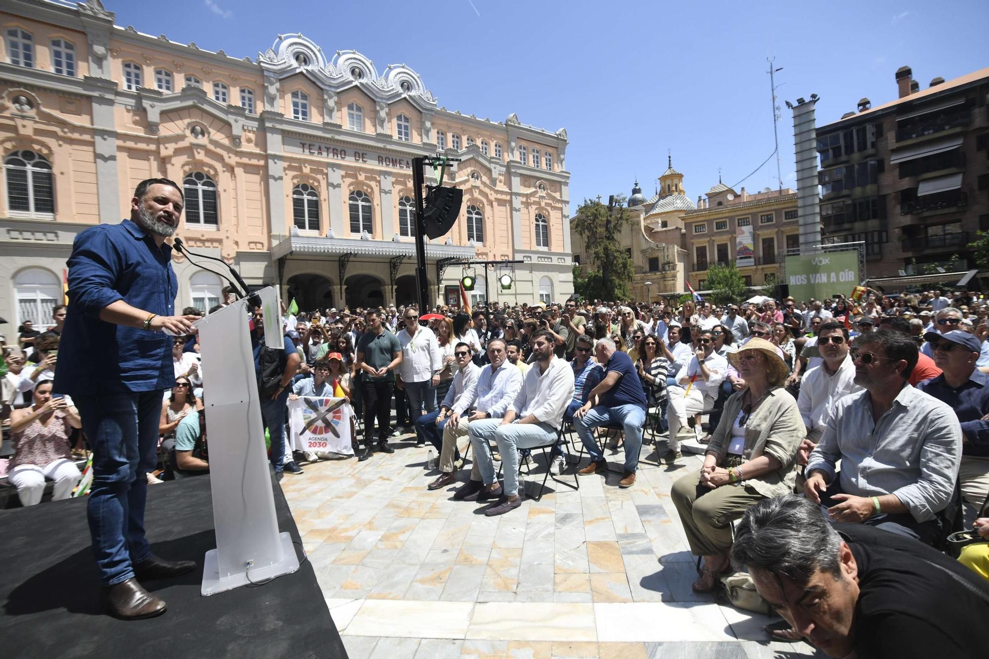 Acto de Santiago Abascal y Jorge Buxadé en Murcia