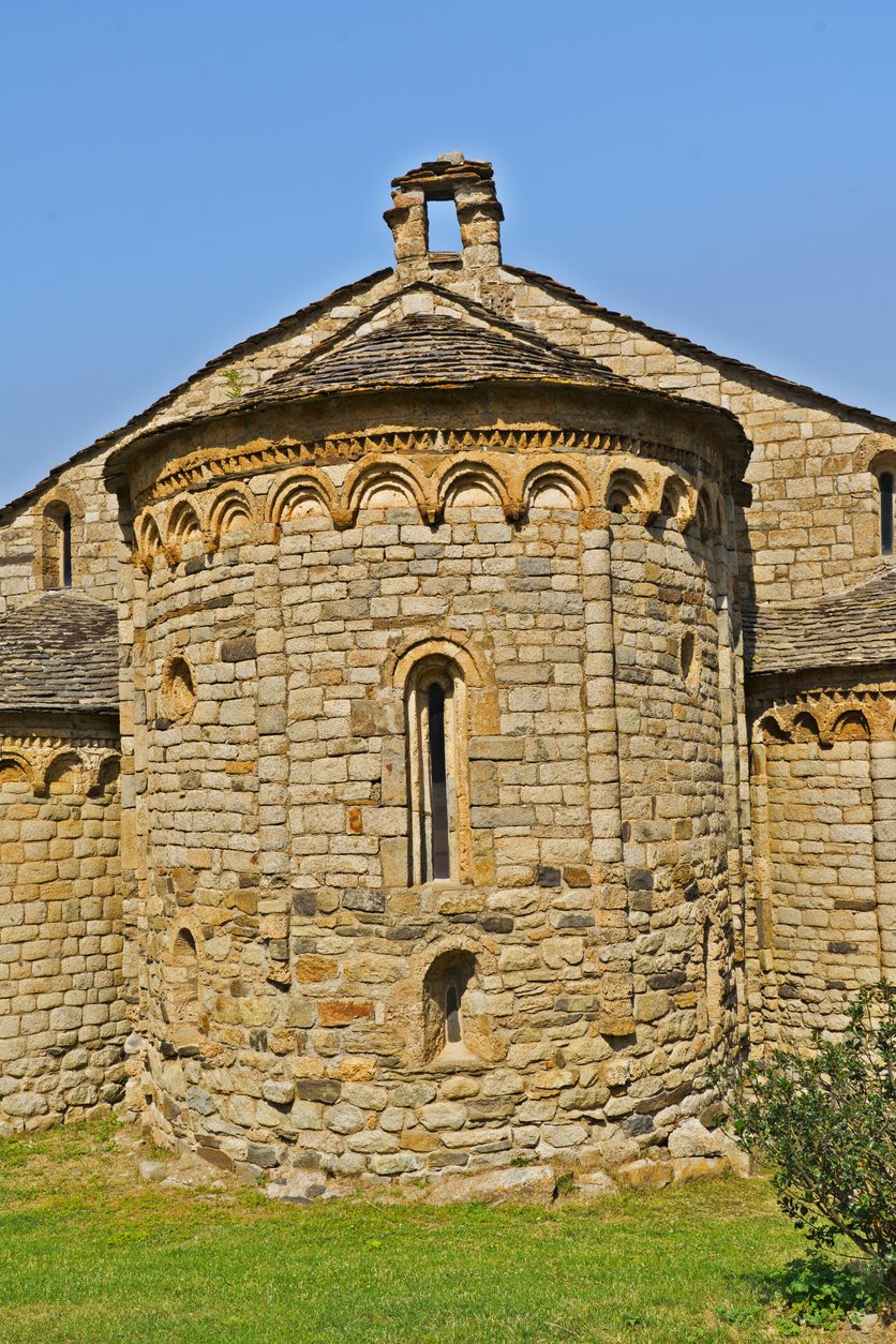 Iglesia de Sant Climent de Taüll, ábside arquitectura románica.
