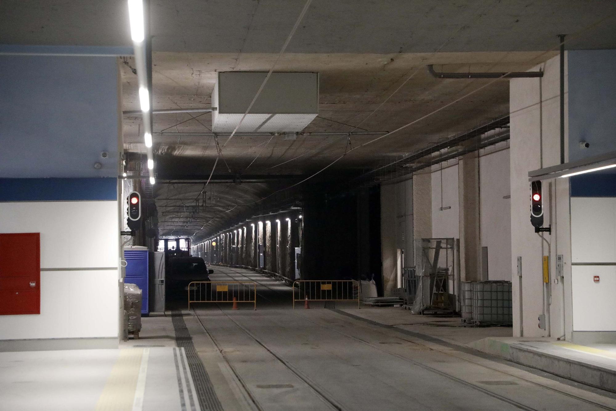 Así está la estación de la linea 10 Amado Granell