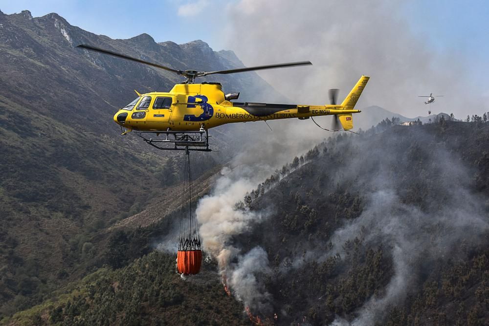 Incendio en Llanes