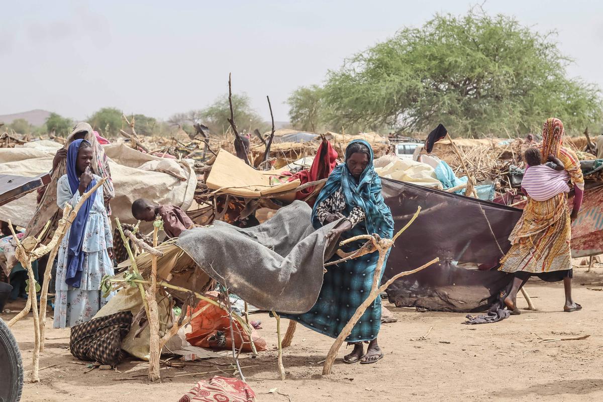 Éxodo de refugiados sudaneses hacia El Chad