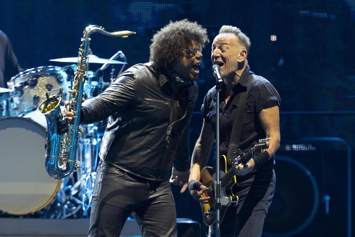 Bruce Springsteen en concierto en el Estadi Olimpic de Barcelona