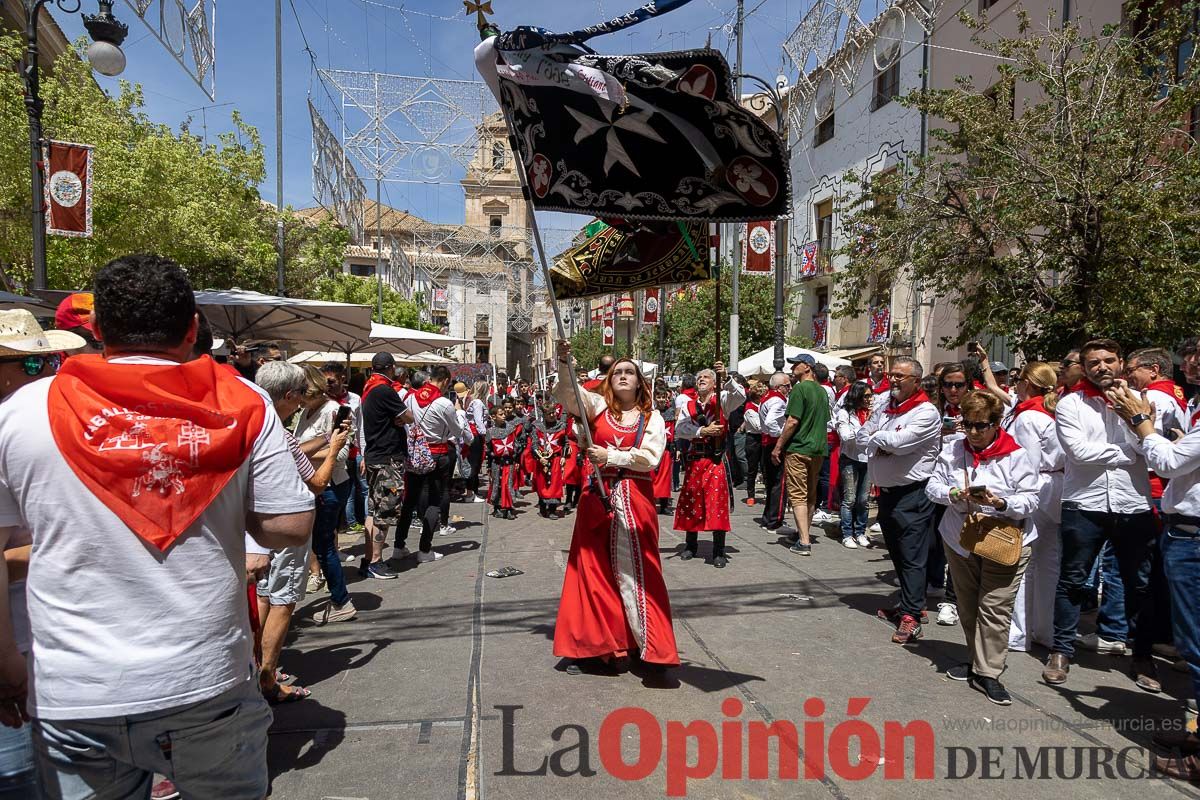 Moros y Cristianos en la mañana del dos de mayo en Caravaca