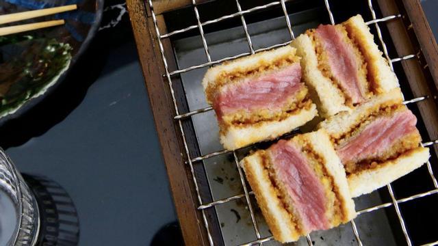 El ’katsu sando’ japonés, el sándwich de moda.
