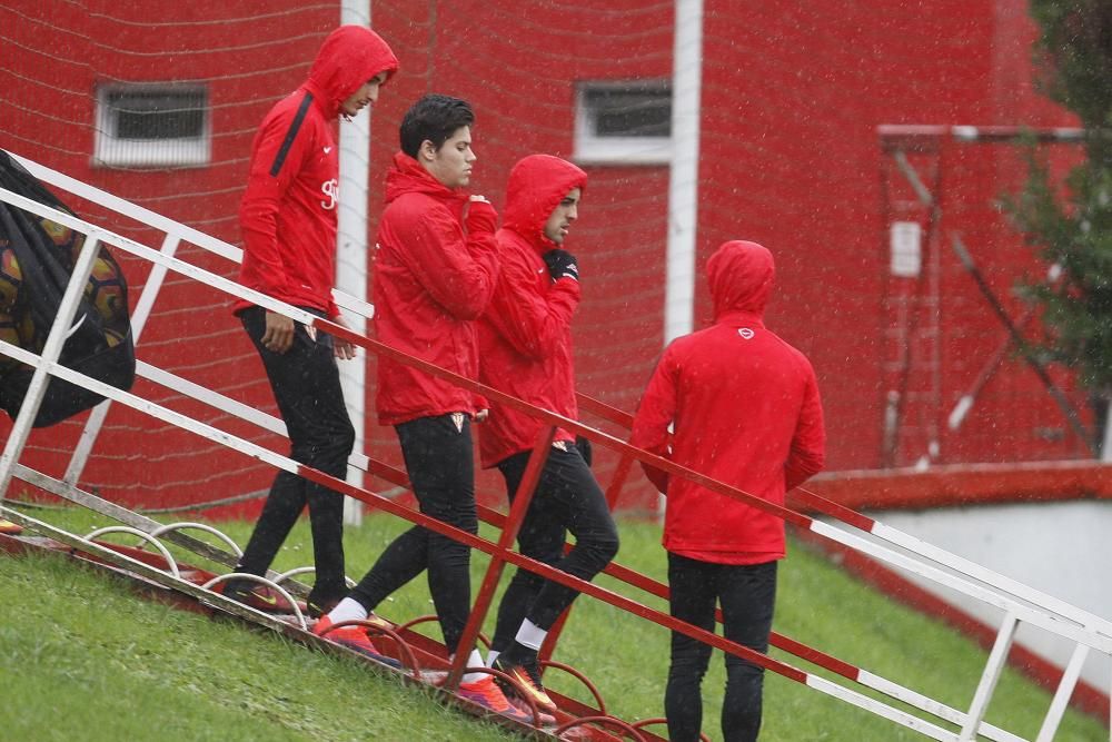 Entrenamiento del Sporting