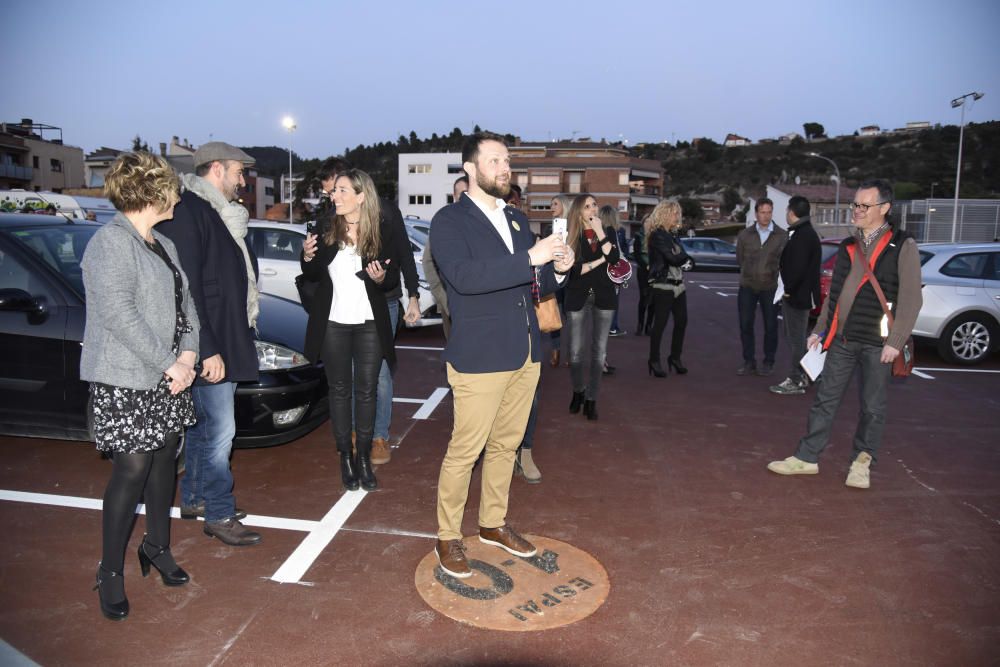 Sant Vicenç mostra el seu nou camp de futbol