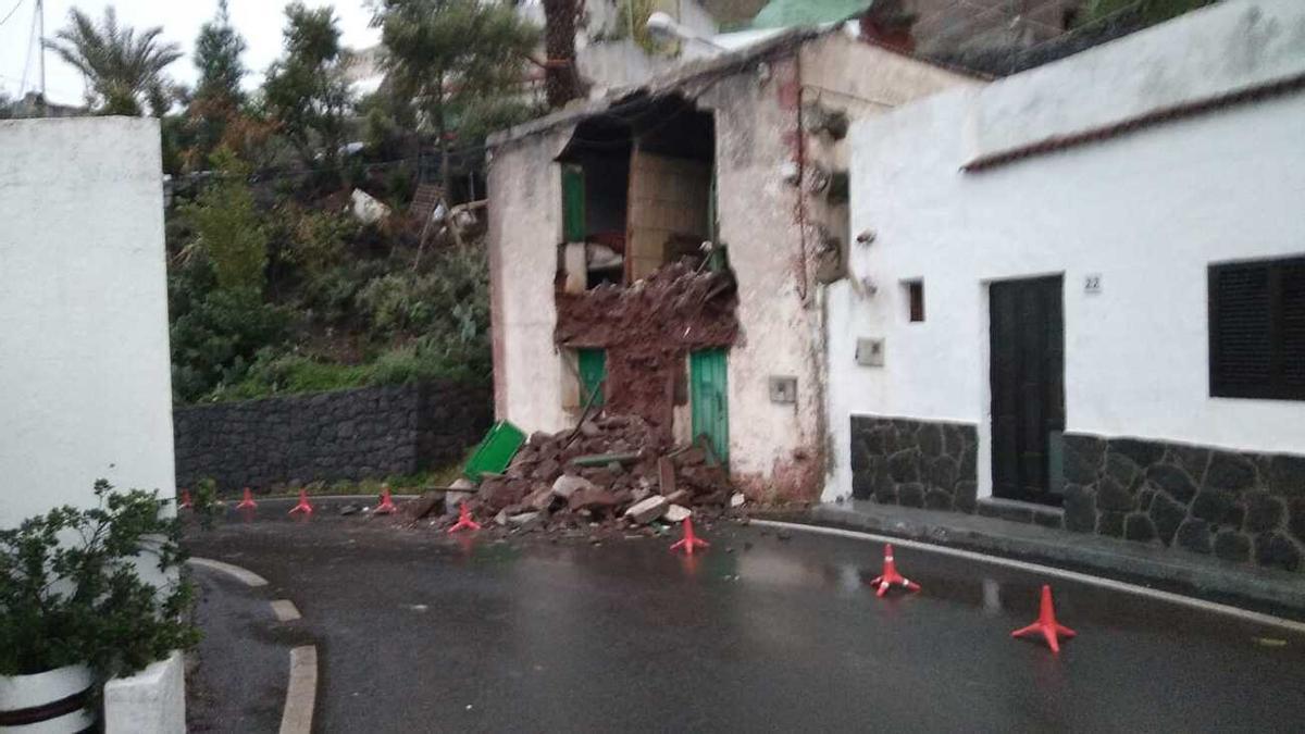 Efectos del temporal de viento y lluvia en Gran Canaria (19/01/2023)