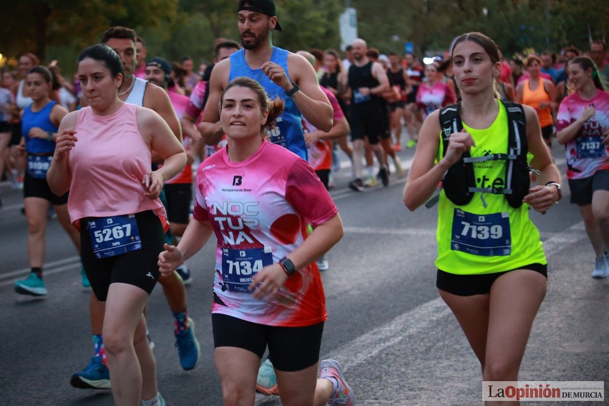 Las mejores imágenes de la carrera nocturna de Murcia