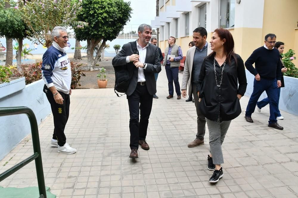 Fernando Clavijo y Héctor Suárez visitan Telde