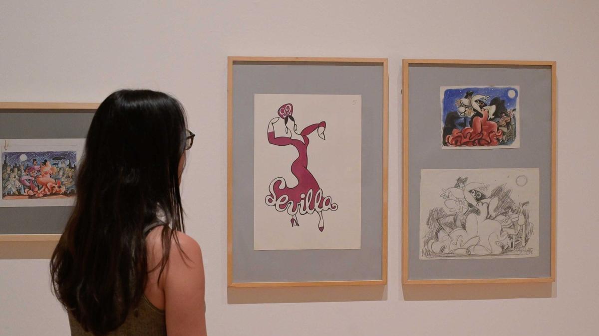 Inauguración de la exposición sobre Antonio Mingote