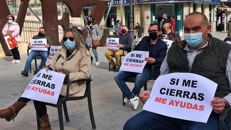 Los hosteleros de Cieza se manifestarán todos los días para reclamar más ayudas