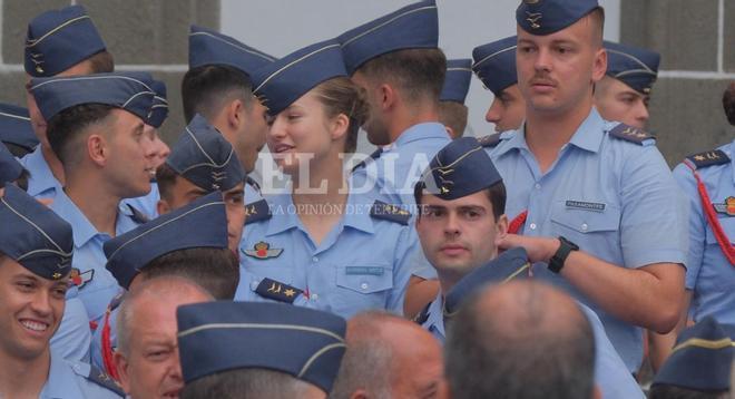 Fin de curso militar de la princesa Leonor en Gran Canaria, en imágenes.