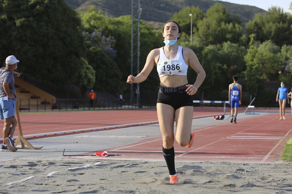 Campeonato regional de atletismo. Primera jornada