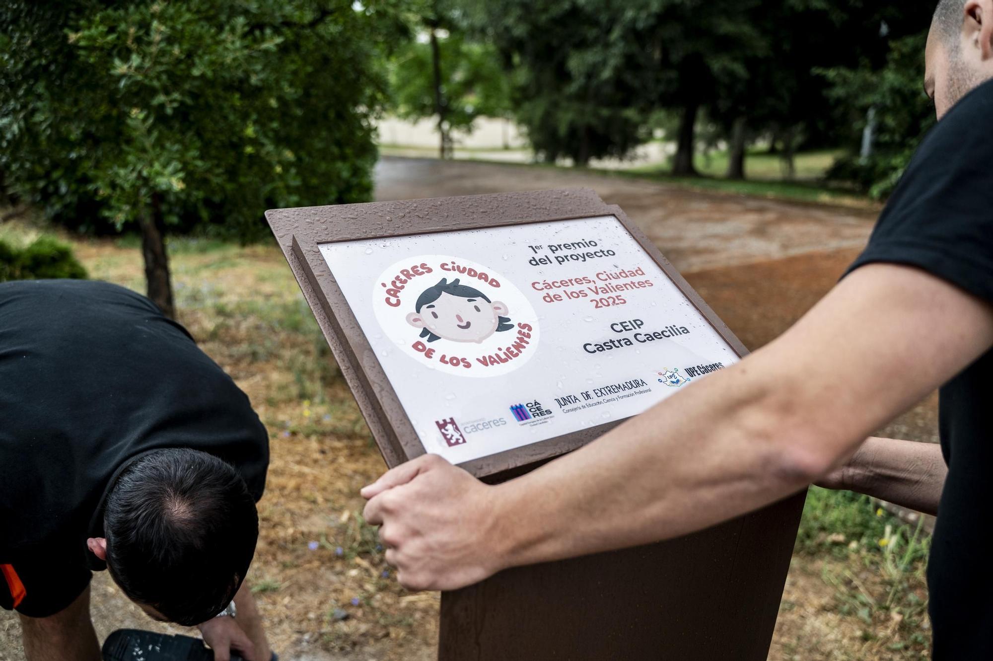 Cáceres ya tiene su Ciudad de los Valientes