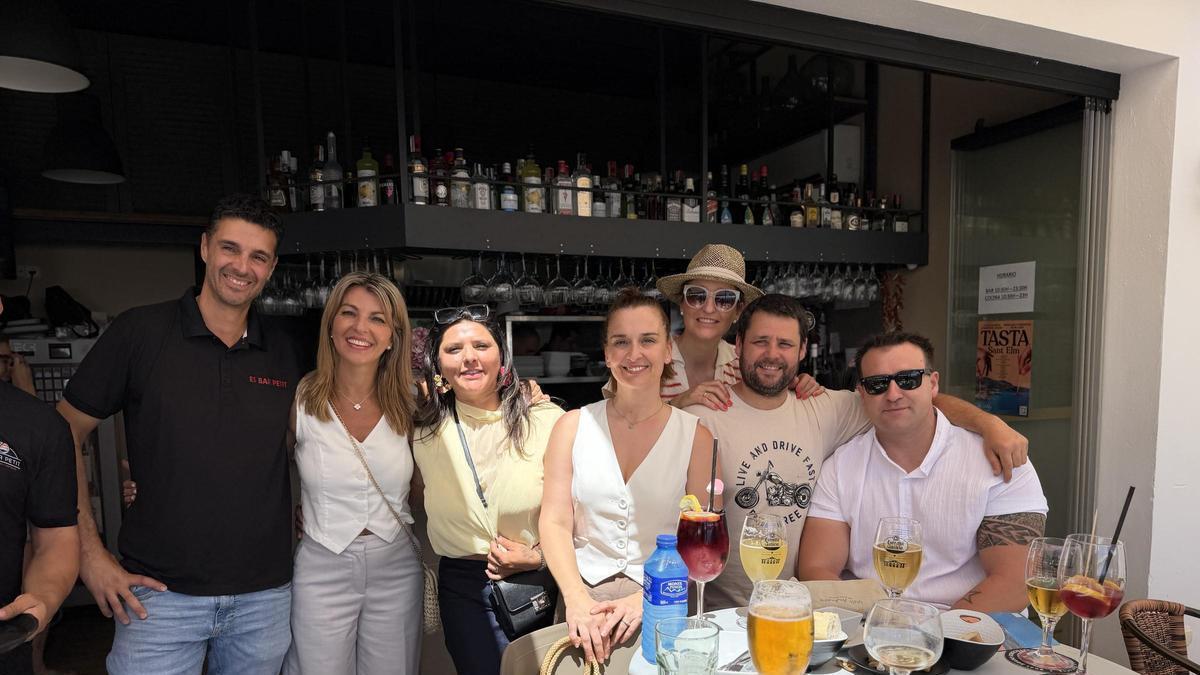 La alcaldesa de Andratx Estefanía Gonzalvo visitó Tasta Sant Elm.