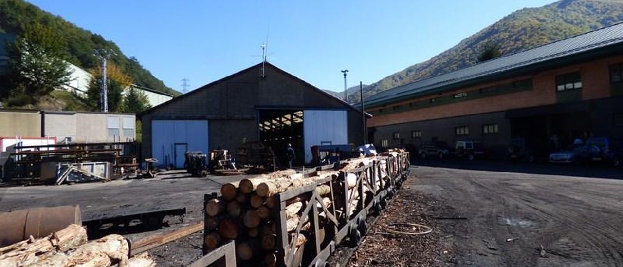 Instalaciones de la mina de Cerredo.