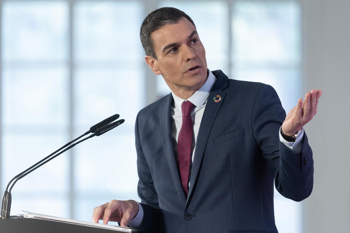 El presidente del Gobierno, Pedro Sánchez, comparece en rueda de prensa tras el último Consejo de Ministros.