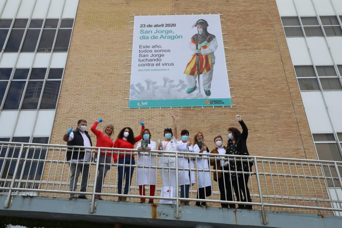 Día de San Jorge en el Hospital Miguel Servet