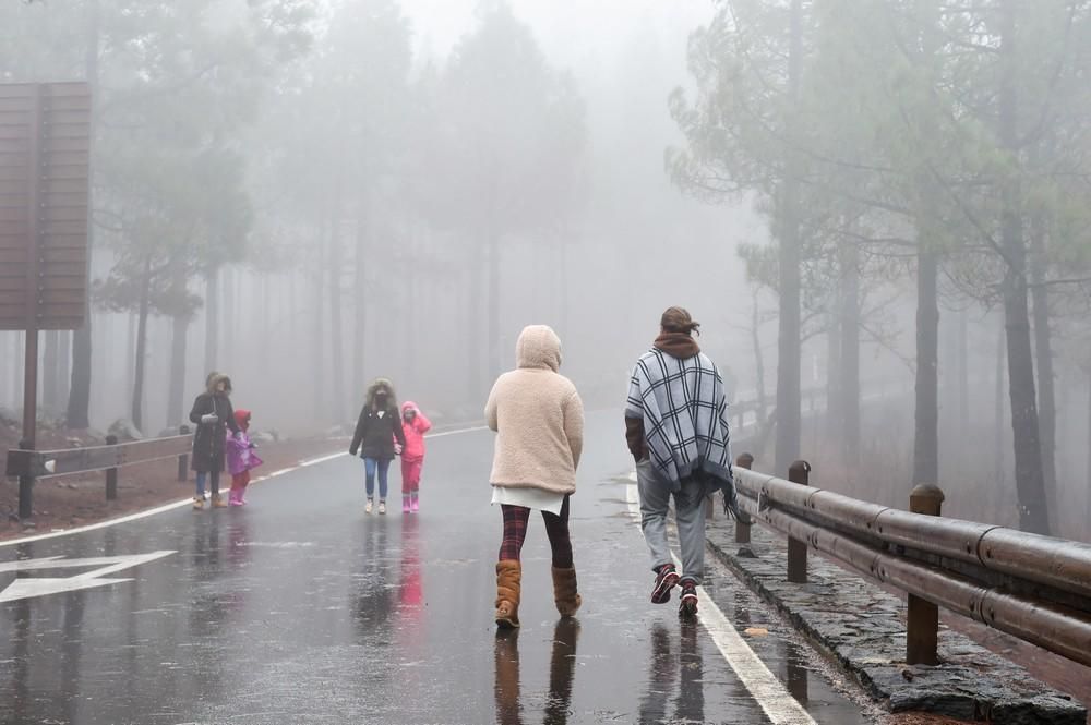 Nieve en Gran Canaria (01/02/2018)