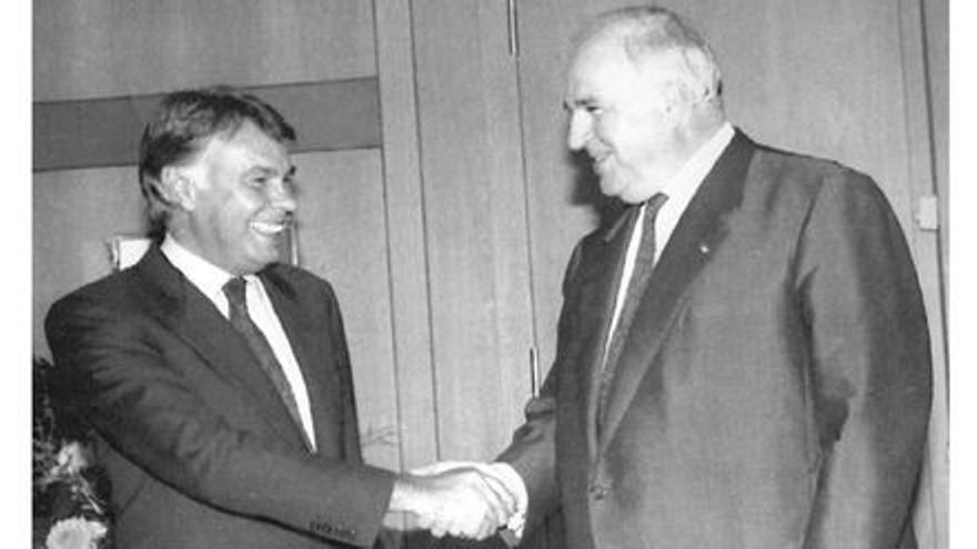 Felipe González y su gran aliado, el canciller Helmut Kohl.