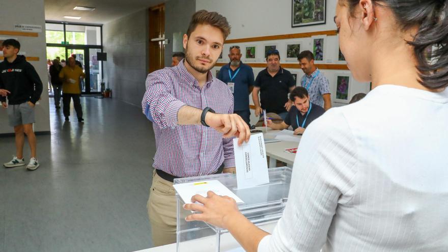 Iván Caamaño en las pasadas elecciones municipales