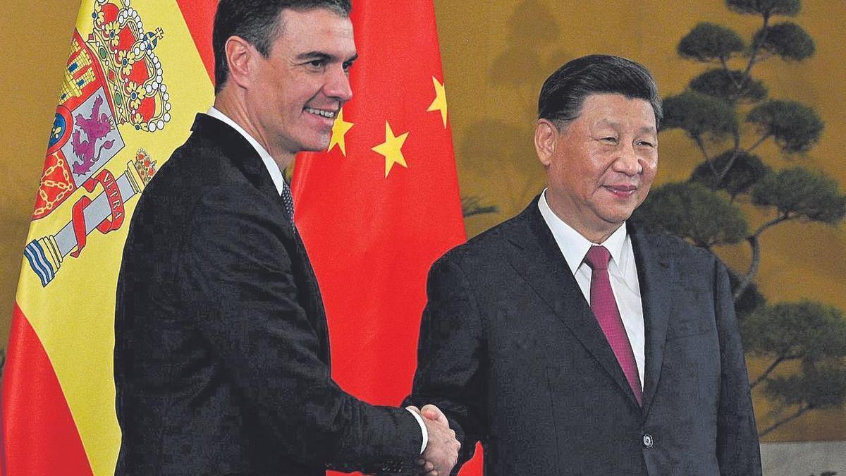 pedro sánchez y xi jinping