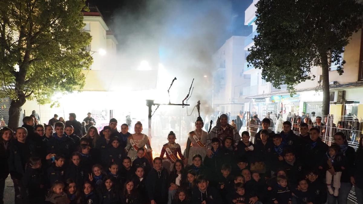Así ha sido la cremà infantil de la falla más cara de Morvedre