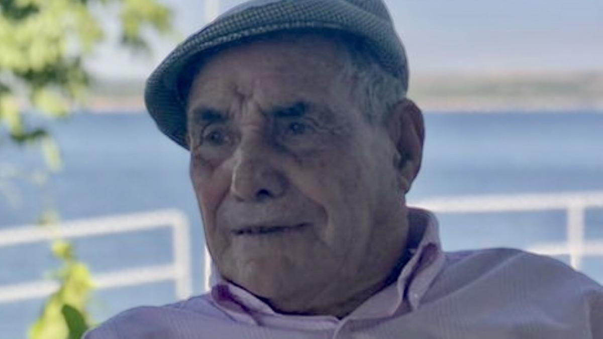 Santos Alcón, que el próximo mes de septiembre cumple 101 años.