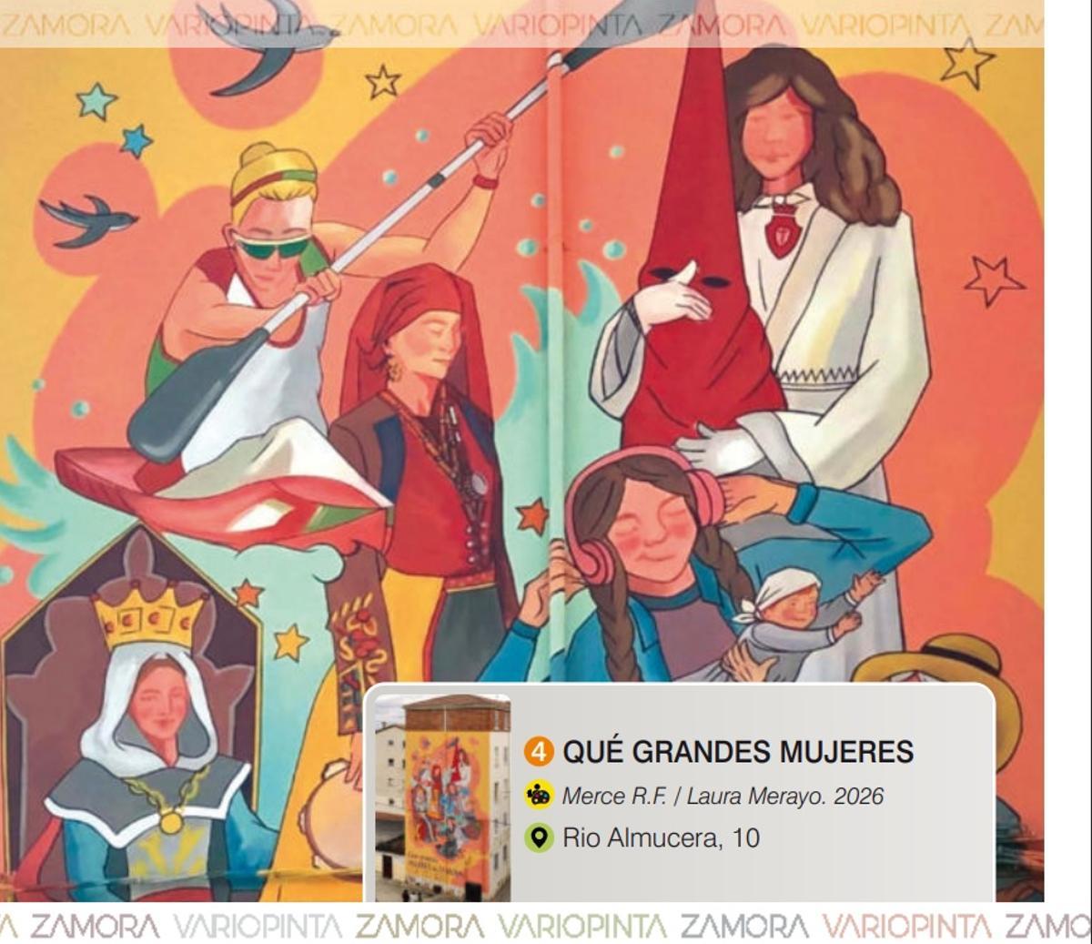 Mural Qué grandes mujeres