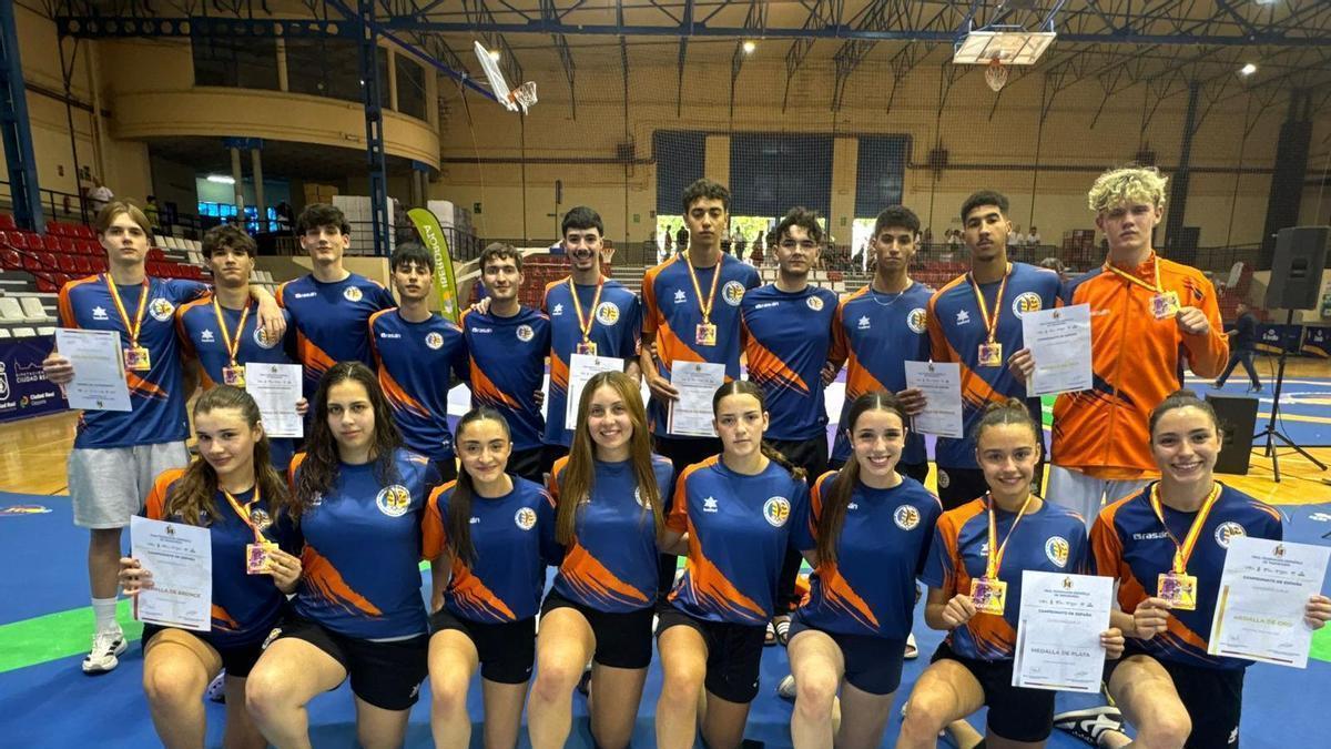 La Comunitat Valenciana, subcampeona de España Sub-21 con nueve medallas.